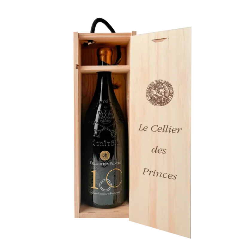 Cellier des Princes Châteauneuf-du-Pape Cuvée Centenaire Numérotée limitovaná edice v dřevěném boxu 1,5l