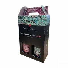 Pasqua PassioneSentimento giftbox Romeo & Juliet Prosecco 0,75l + Prosecco rosé 0,75l
