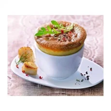 Suflé z hřebenatek s vínem Cotes de Gascogne 80g