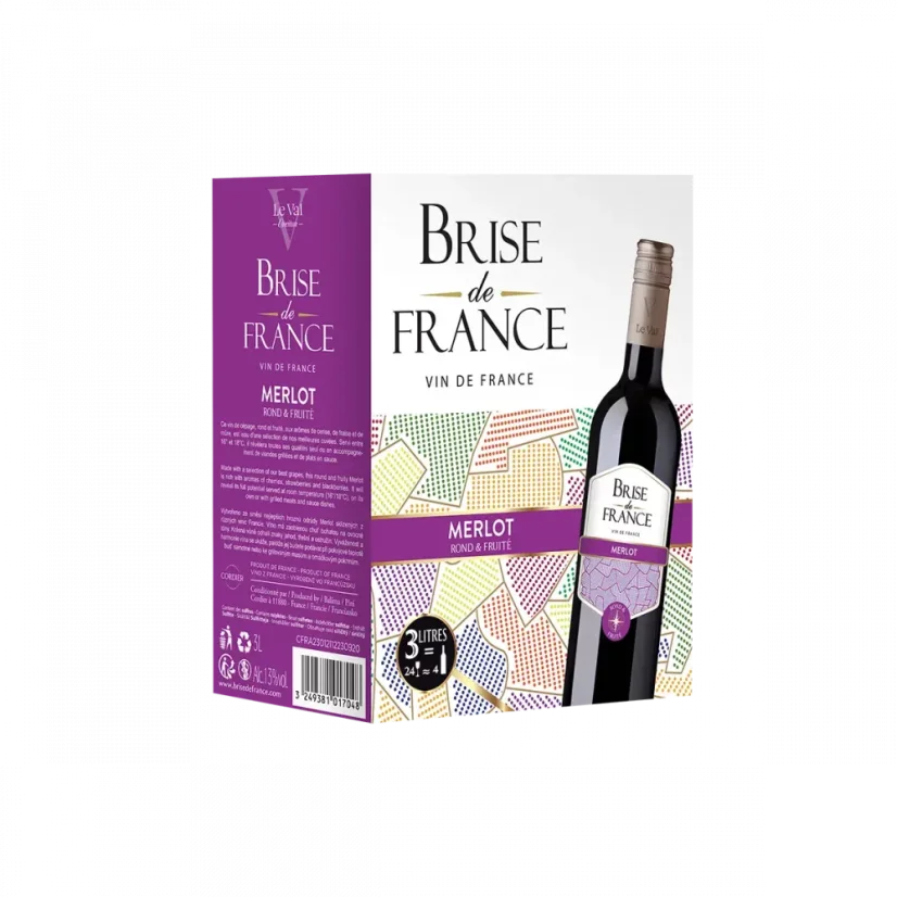 Brise de France Merlot, BiB 3L