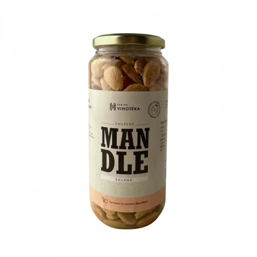 Smažené solené mandle 440g