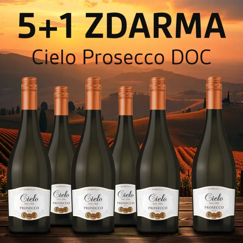 5+1 Cielo Prosecco DOC 0,75l