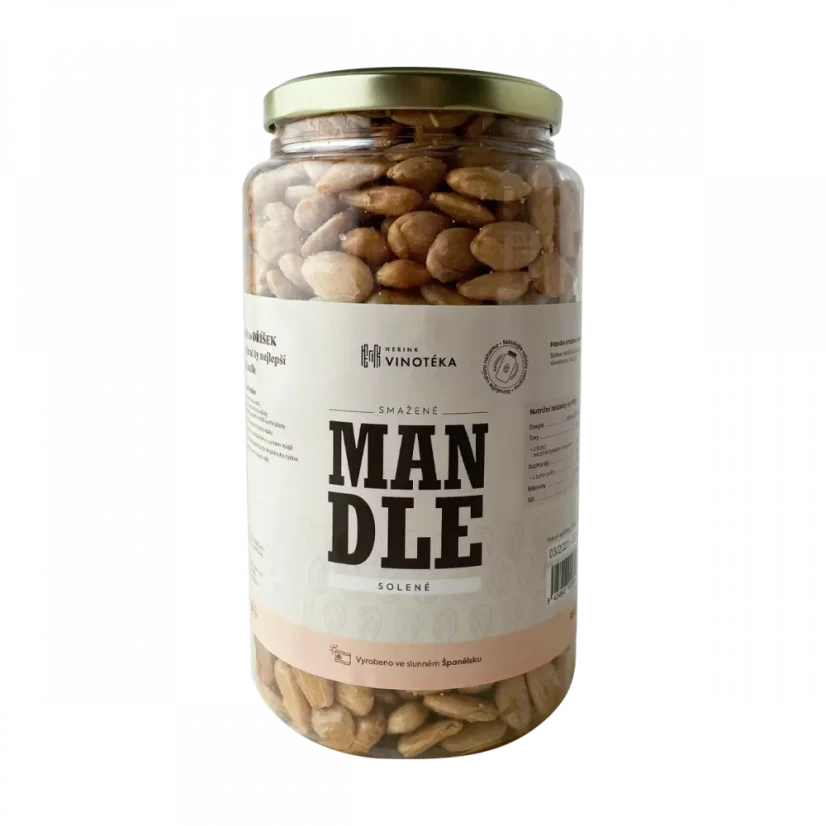 Smažené solené mandle 950g