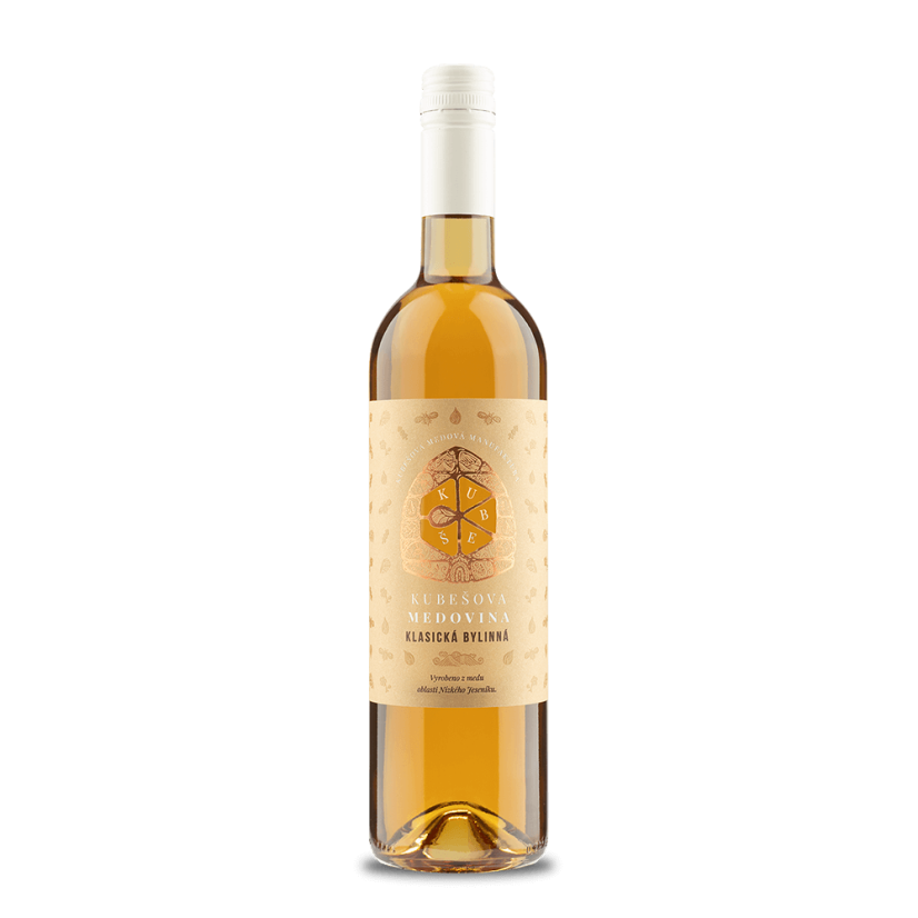 Kubešova Medovina Klasická bylinná 0,75l