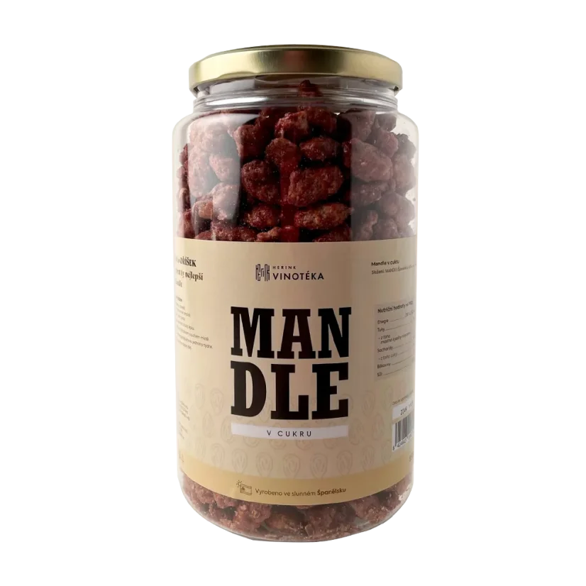 Mandle v cukru 850g