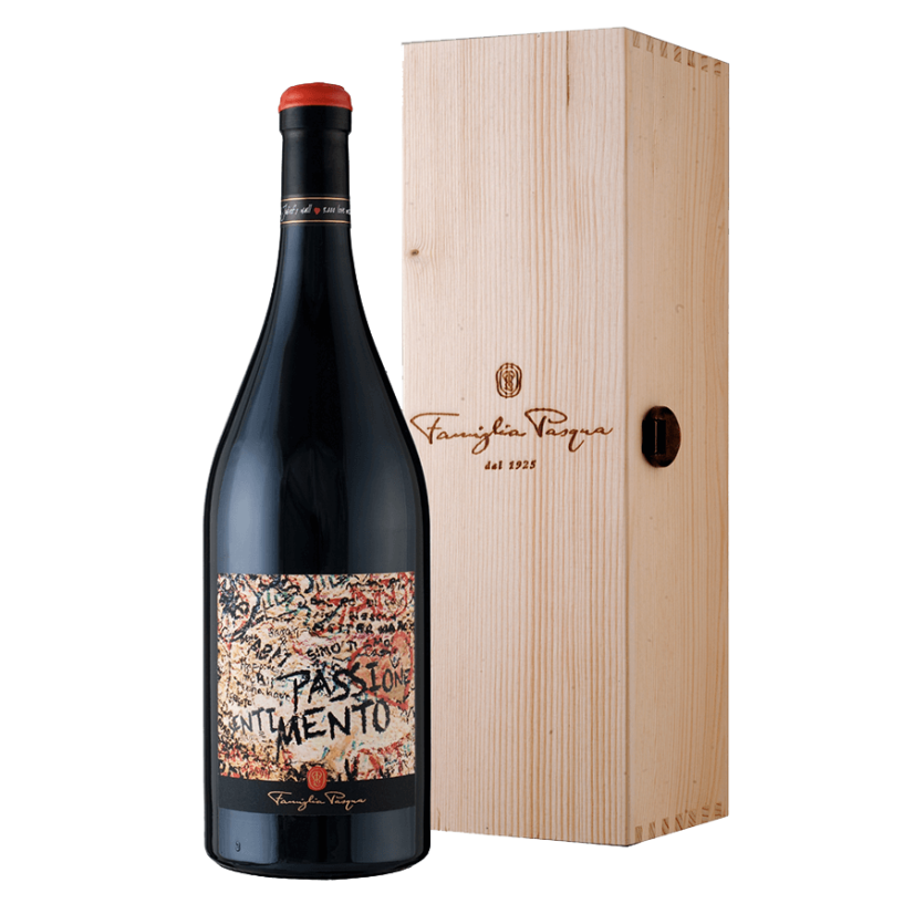 Pasqua PassioneSentimento Rosso 1,5l v dřevěném boxu