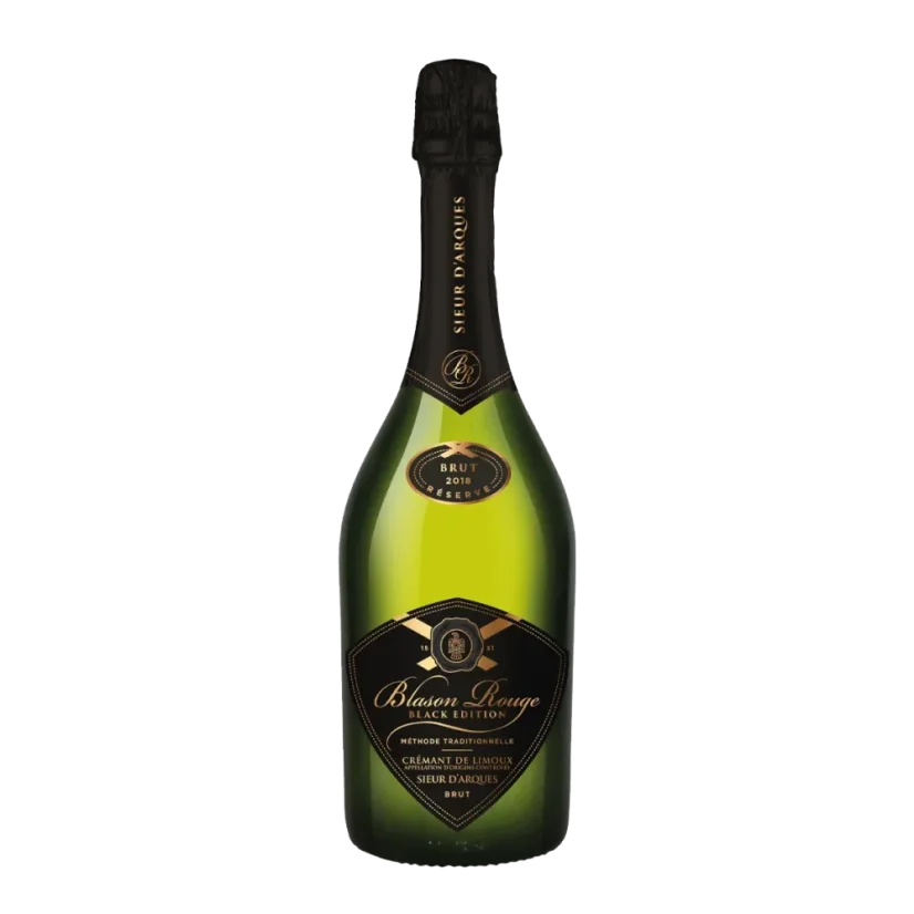 Sieur D'Arques "Blason Rouge" Black Edition Crémant de Limoux Brut blanc 0,75l Sieur D'Arques "Blason Rouge" Black Edition Crémant de Limoux Brut blanc 0,75l