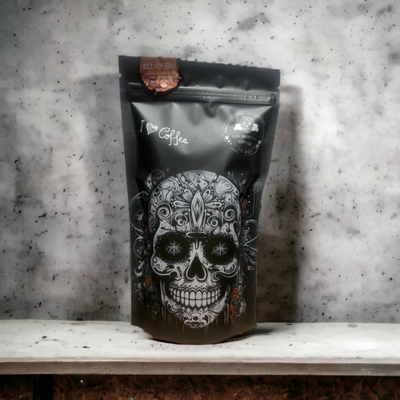 Výběrová káva Los Muertos Bez Kofeinu 250g