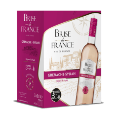 Brise de France Grenache-Syrah rosé, BiB 3L