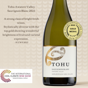 Zlatá medaile pro TOHU Sauvignon Blanc !